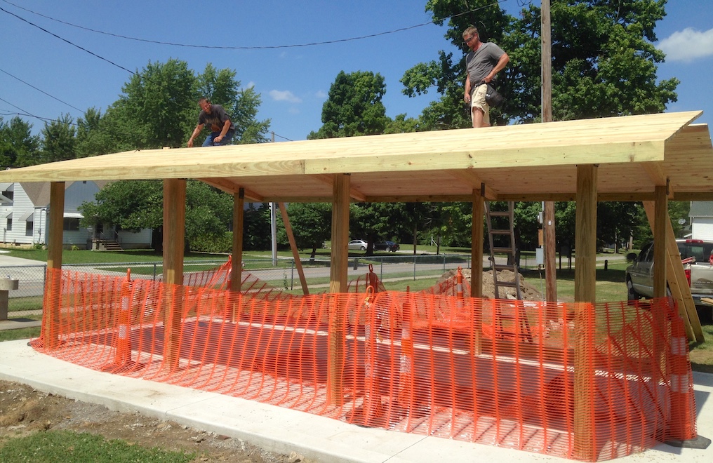 New Park shelter at Defiance’s Holgate Park West Bend News