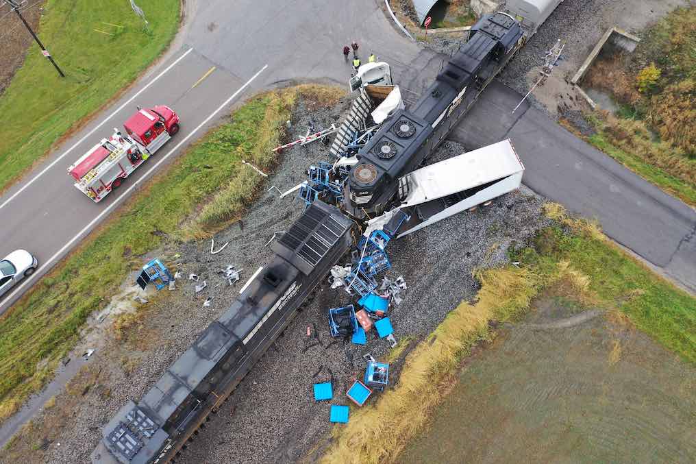 Edgerton Sees Second Train Crash in Less Than 24 Hours (VIDEO) West