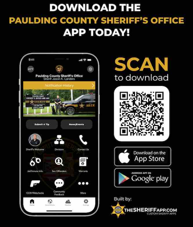 Paulding County Sheriff’s Office Announces New Smartphone App West Bend News