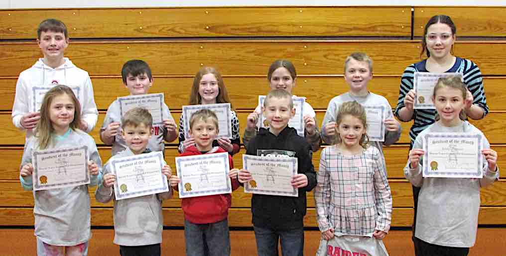 Grover Hill Elem. Announces December Students Of the Month West Bend News