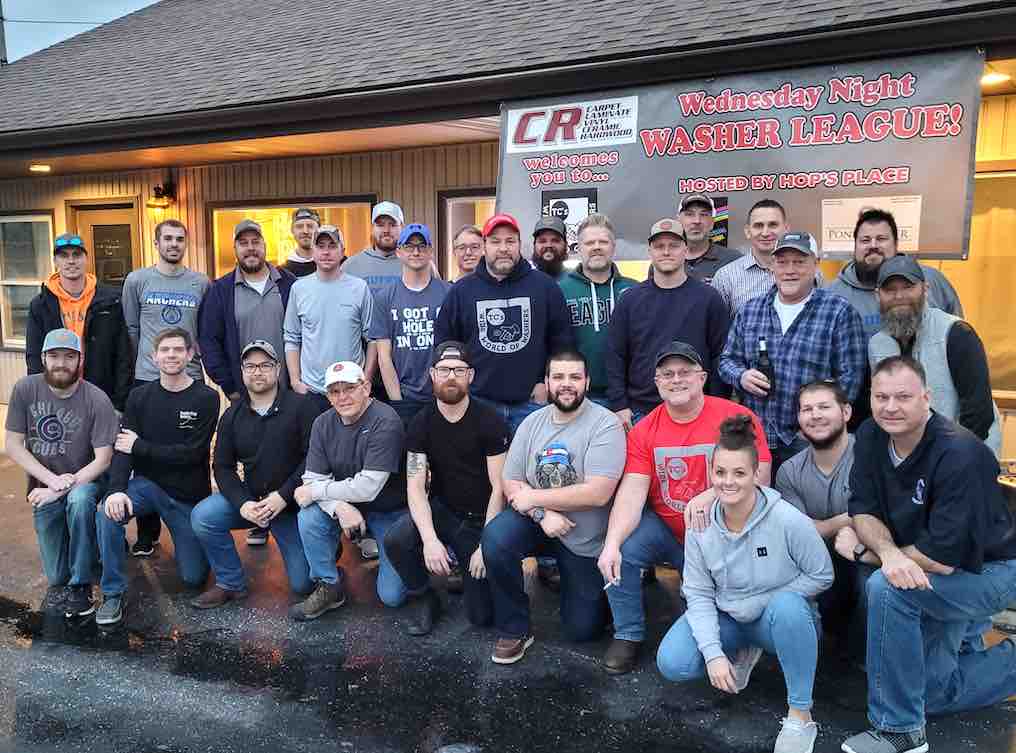 Harveys Win Wednesday Night Washer League Tournament West Bend News