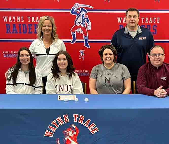 Wayne Trace’s Riley Daeger Signs with UNOH West Bend News