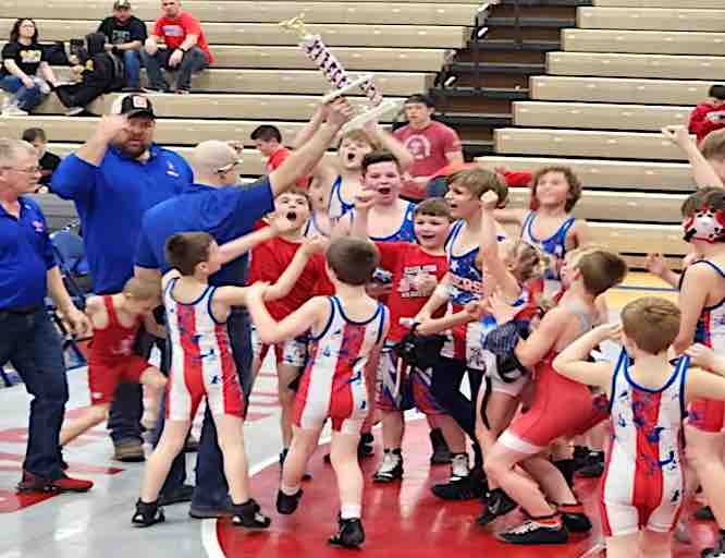 Wayne Trace Youth Wrestling Club Wrestles at Crestview West Bend News