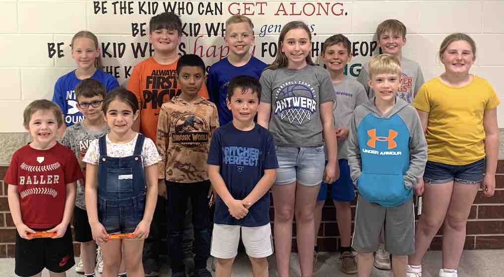 Antwerp Elementary School’s March Students of the Month West Bend News