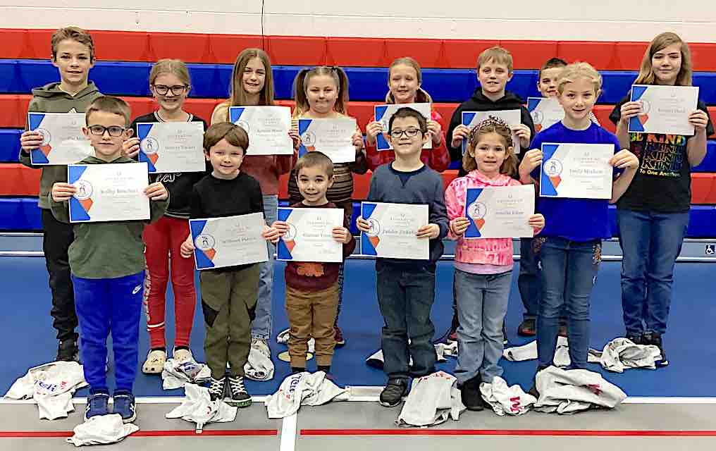 WT Grover Hill Elementary January Students Of the Month West Bend News