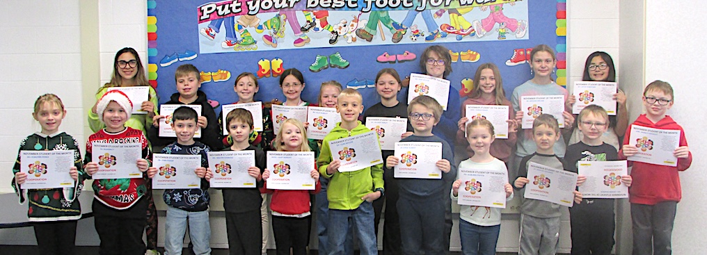 WT Payne Elementary School Announces November Students Of the Month